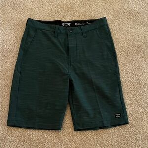Billabong Men's Dark Green Hybrid Shorts